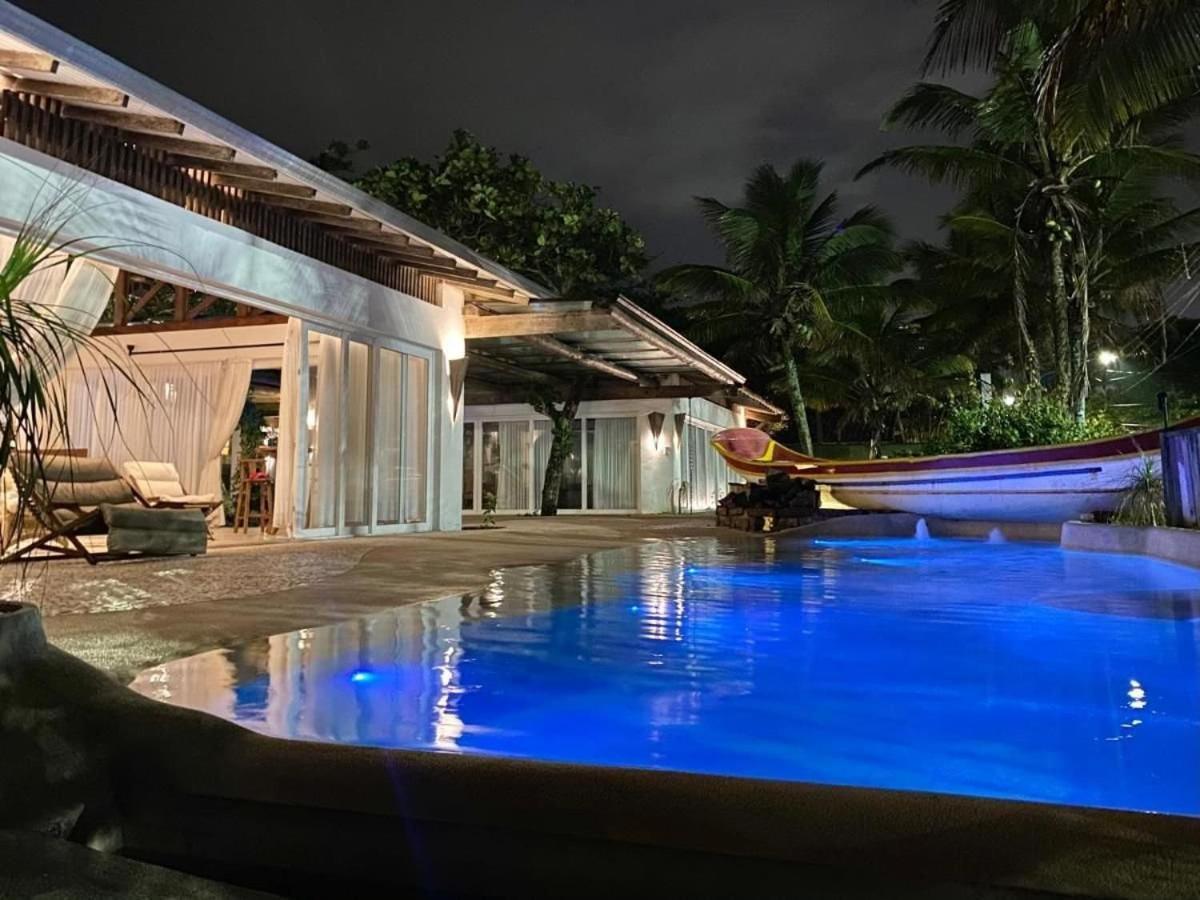 Pousada Casa Canoa - Pe Na Areia E Natureza Hotell Guarujá Exteriör bild